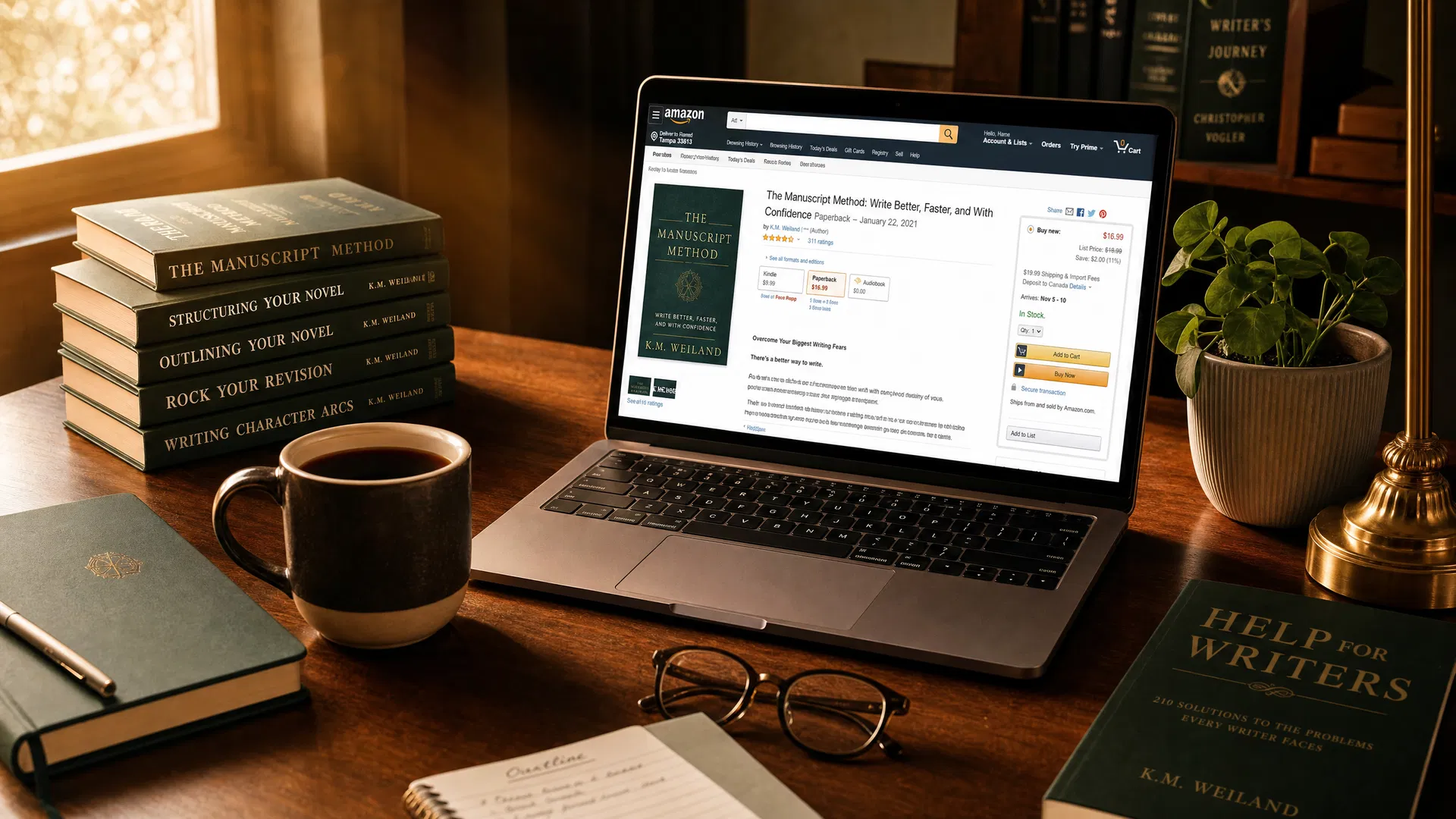 Amazon KDP listing review workspace
